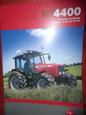 Sammlungsauflösung - 2 Prospekte: MF 4400 von 2009 + Sisu Power