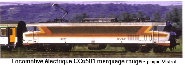 Locomotive CC6501 JOUEF HJ2000 HO souvenir du mythique train Mistral Arzens