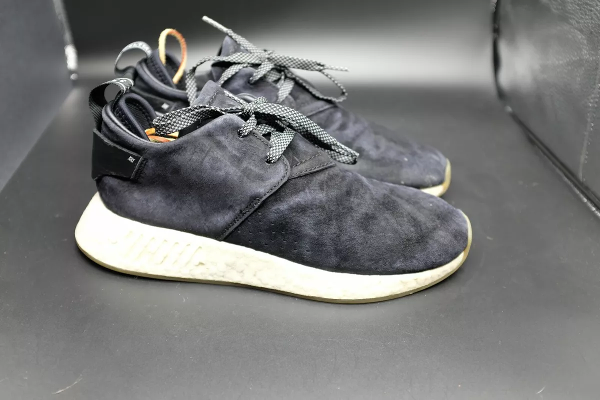 Mens Adidas Originals NMD C2 Boost Suede Sneaker, Black Size US | eBay