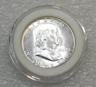 1949 P Franklin Half Dollar BU looks Full Bell Lines Frosty in Airtight Cap #Q45