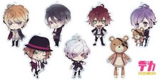 NEW DIABOLIK LOVERS Acrylic Big Deka Key Holder 7 Types Official Japan