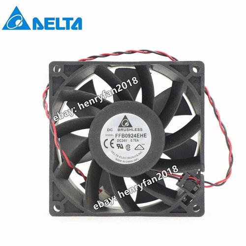 Delta FFB0924EHE Axial fan DC24V 0.75A 92*92*38mm Inverter cooling fan Brushless - Picture 2 of 5