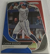 2020 Panini Prizm Baseball Cavan Biggio Toronto Blue Jays Red White & Blue Prizm