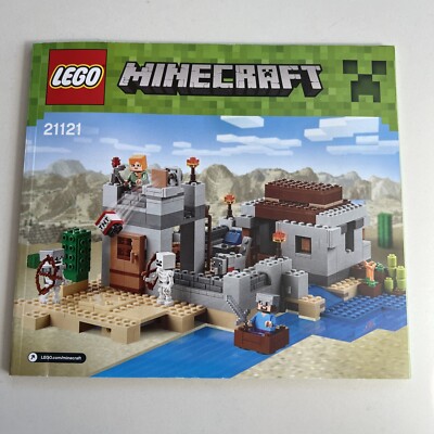 Lego Minecraft 21121 Instruction Booklet