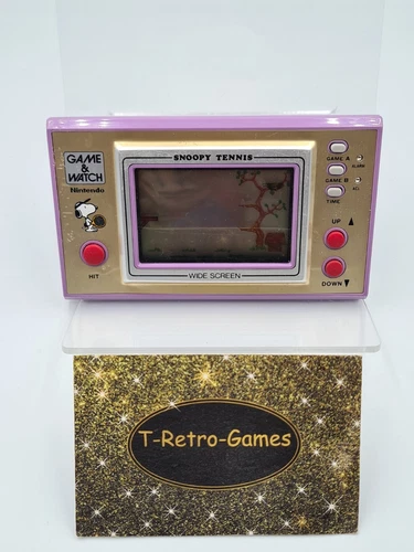 Nintendo Game & Watch Snoopy Tennis Konsole Console 1982 Wide Screen