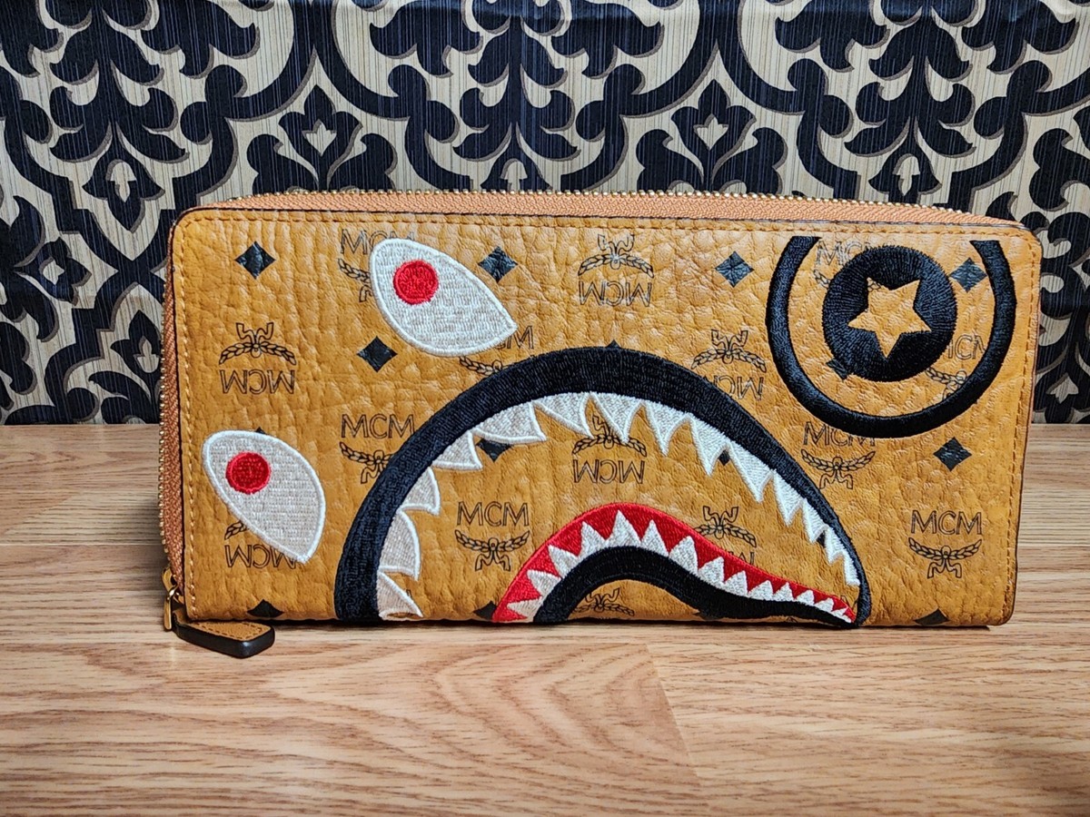 Bape X MCM Visetos Cognac Long Wallet | eBay Bape X MCM Visetos Cognac Long Wallet | eBay