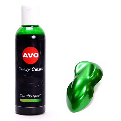 AVO Candy Color Brillant Effektlack Mamba Green Lasur Tinte 200ml AVO A08076