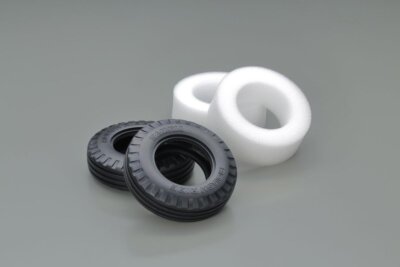 Tamiya 51716 1/10 RC Buggy BB-01 BBX Ribbed Rough Ride Tires