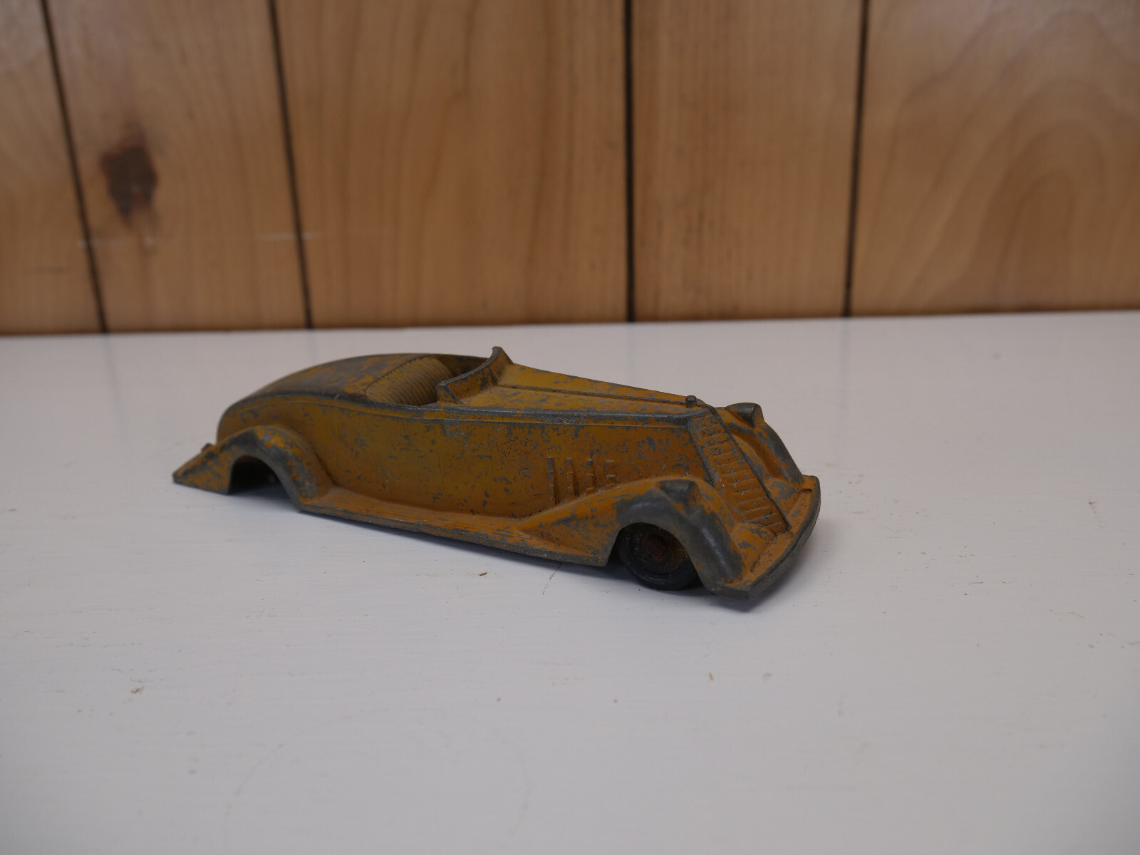 Vintage 1930's Classic Car Roadster Diecast Toy Speedster (7") Metal