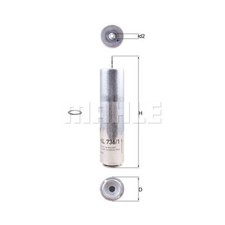 Kraftstofffilter KNECHT KL 736/1D f�r BMW MINI