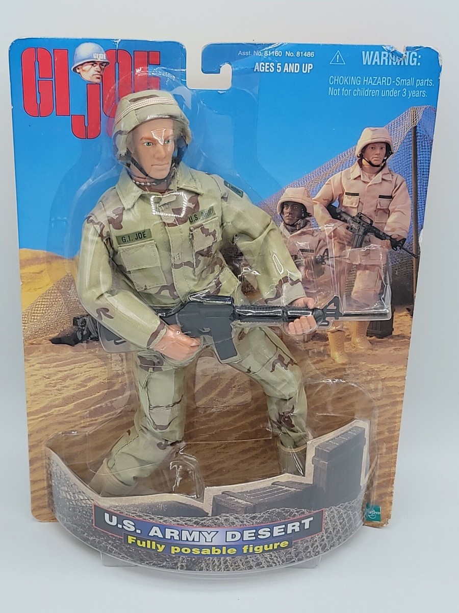 Vintage 1998 GI Joe US Army Desert Fully Posable Figure
