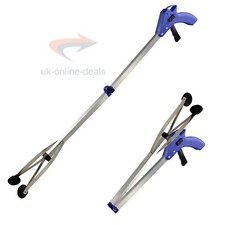 Extend Hand Foldable Stick Pick Up Tool Reacher Grabber Trash Held Picker Arm
