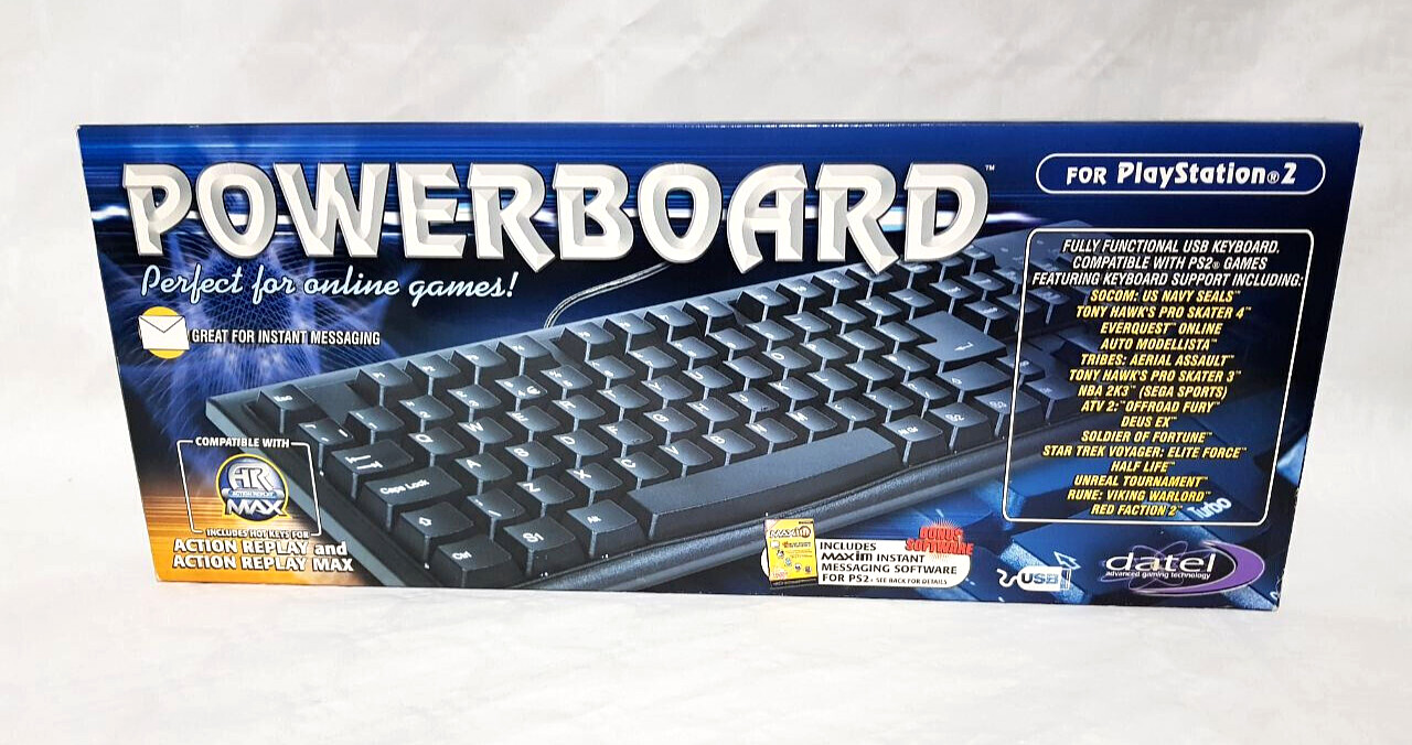 Powerboard Tastiera USB per Sony Playstation 2 PS2