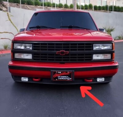 1988-2000 CHEVY/GMC C/K Trucks Front Lower Valance for Fog Lights and Tow Hooks