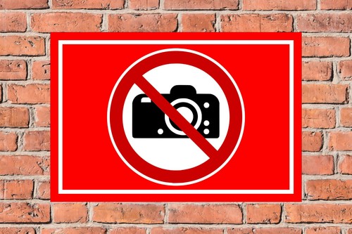 Schild - Fotografieren verboten! - in 4 Größen - S00355-032 - Bild 5 von 5