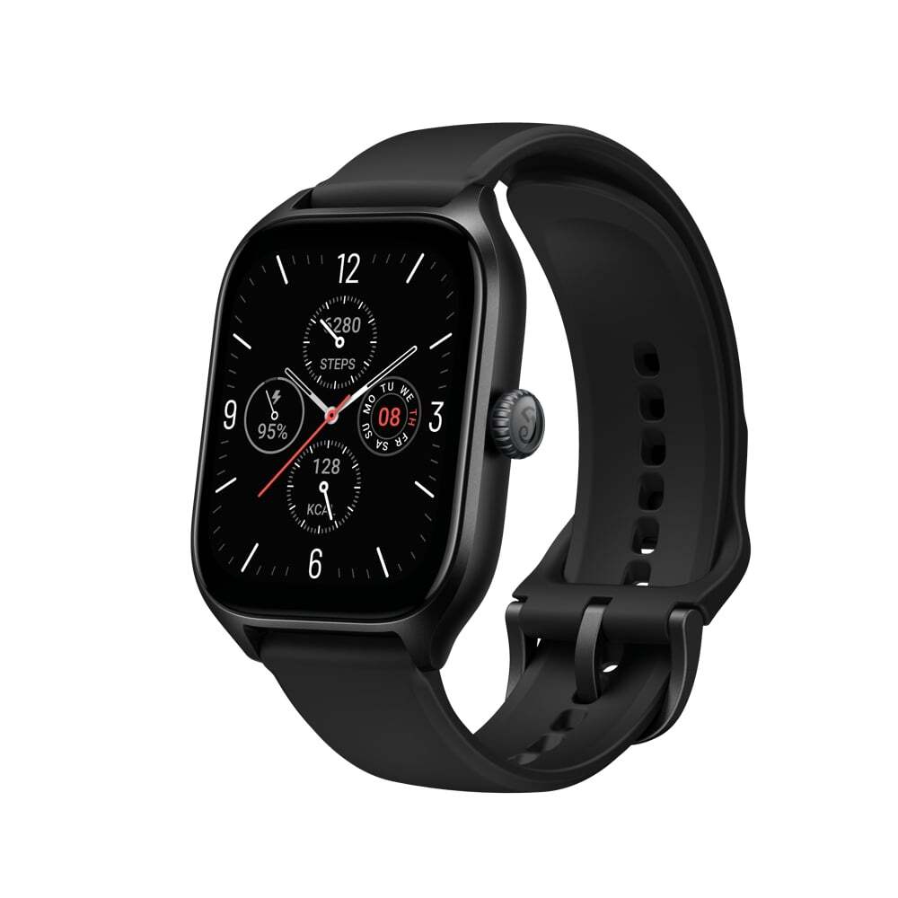 Amazfit GTS 4 Infinite Black Smartwatch GPS 150 Sportprogramme 