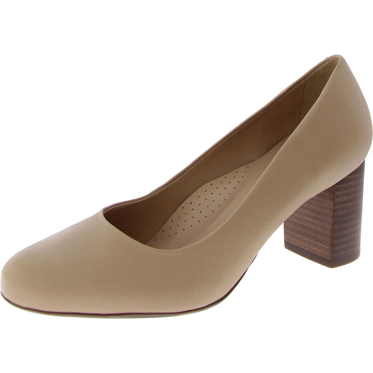 Женские туфли-лодочки Marc Joseph MIDTOWN бежевого цвета на блочном каблуке 7,5 см (B,M) BHFO 3187