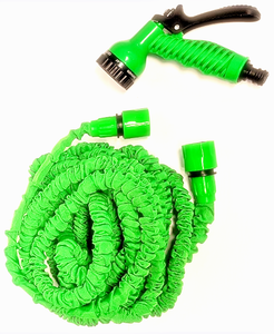  Gartenschlauch dehnbar mit MultifunktionsSprühkopf 15m Garten Wasser