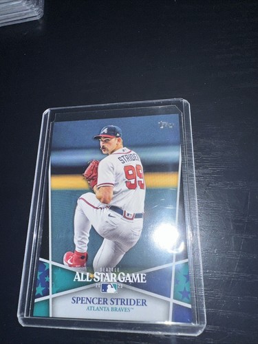 2023 Topps All-Star Game Exclusive Spencer Strider #31 310 /399 Black Boarder - Picture 3 of 4