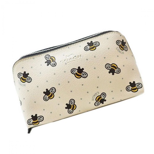 Coach Bumble Bee print Cosmetic Pouch 