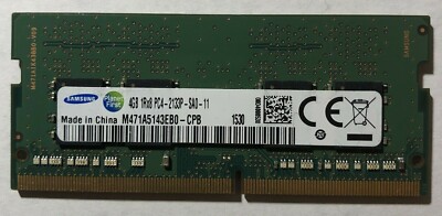 RAM Memory Stick for Laptops 8GB (2x4GB) 1Rx8 PC4 2133P SA0-11 Hynix or  Samsung