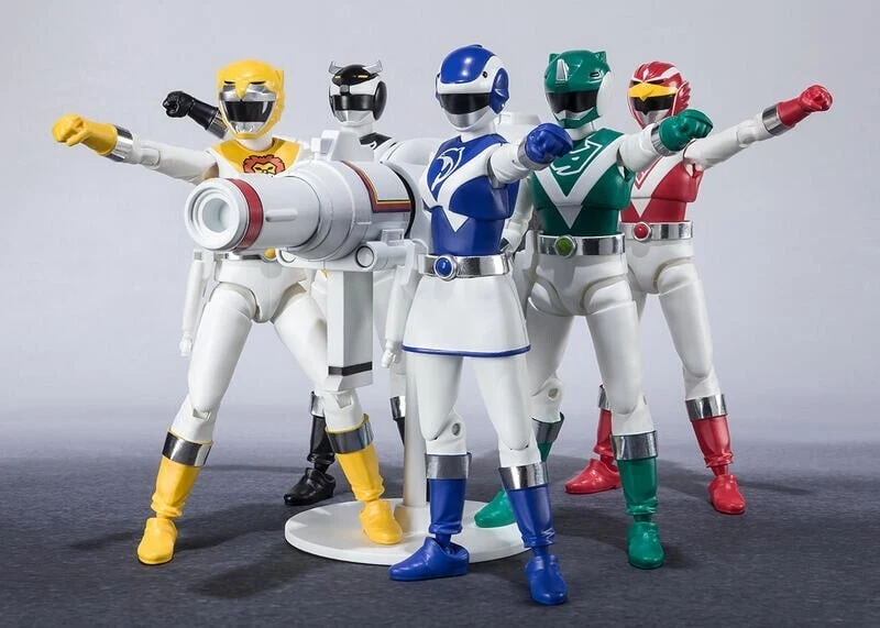 Bandai Shodo Super Choujuu Sentai Liveman Set of 5 Action Figures New