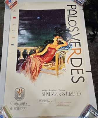 2000 Palos Verdes Concours d'Elegance SHOW POSTER 24x36''