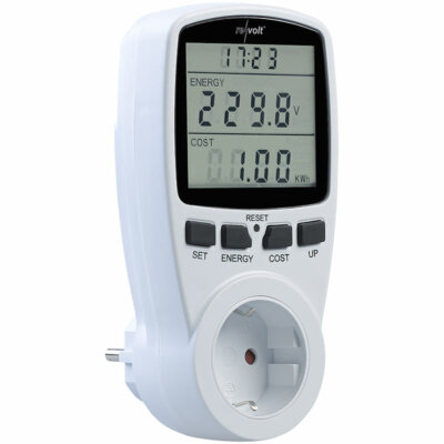 revolt Digitaler Energiekostenmesser mit XXL Jumbo Display, bis 3.680 Watt