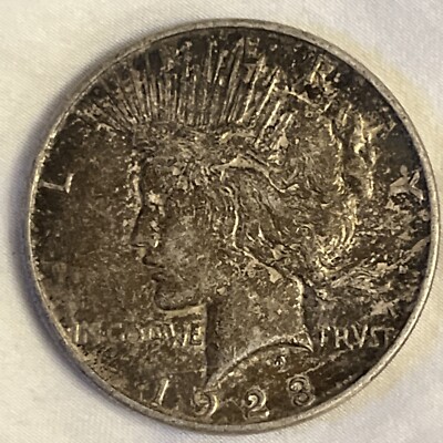 1923 D PEACE SILVER DOLLAR NICE COIN B07