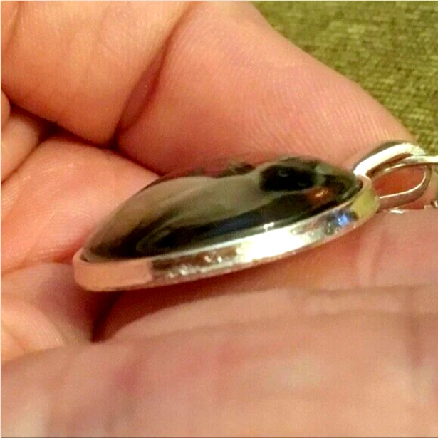 BLACK WIDOW SPIDER SKULL SKELETON BONE Pendant 925 Sterling Silver 20" Necklace - Image 4 of 4