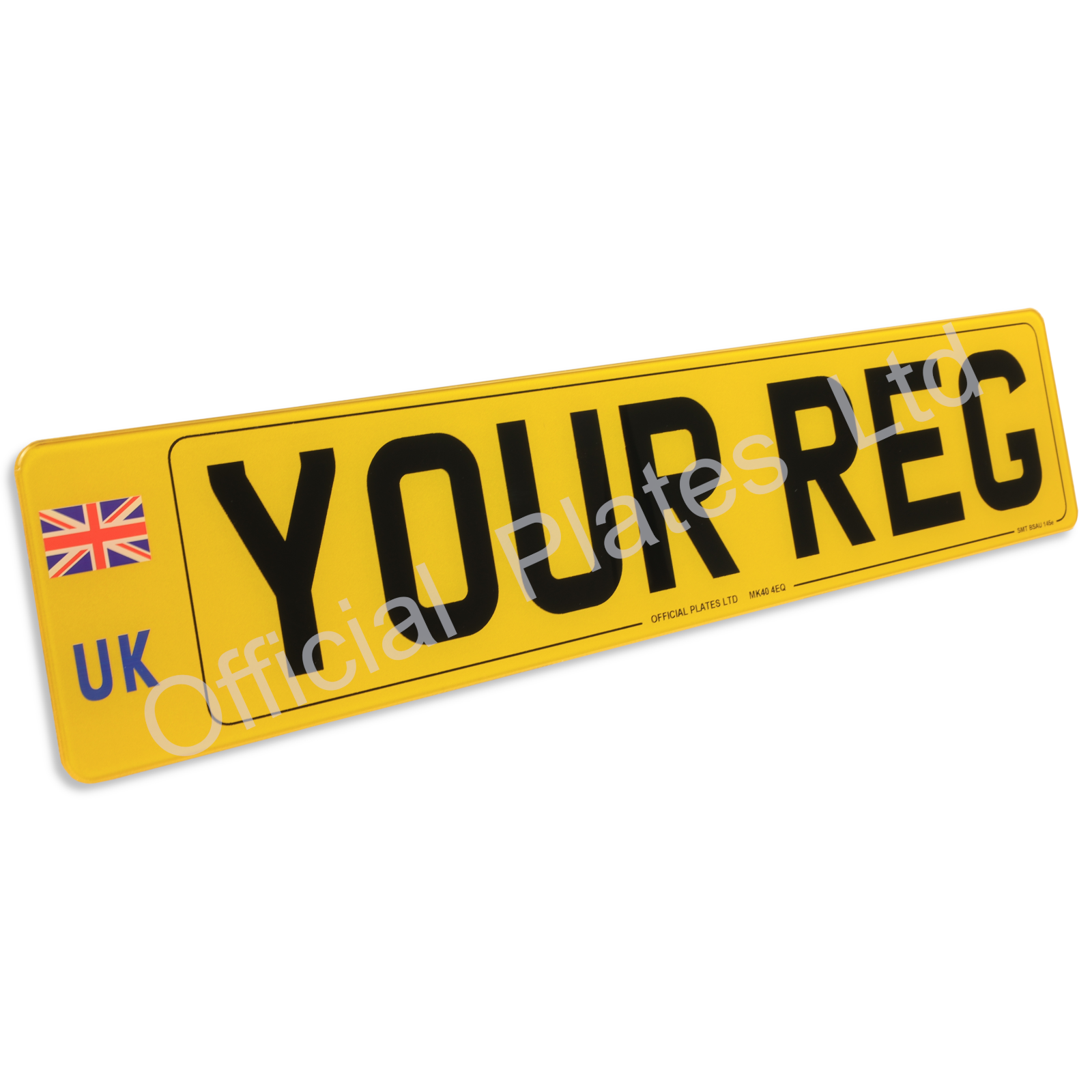 Premium UK EU Legal Car Reg Registration Number Plates + Sticky Pads