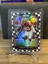 Landon Collins 2020 Prizm Black White Checker Prizm SSP Washington Redskins N29