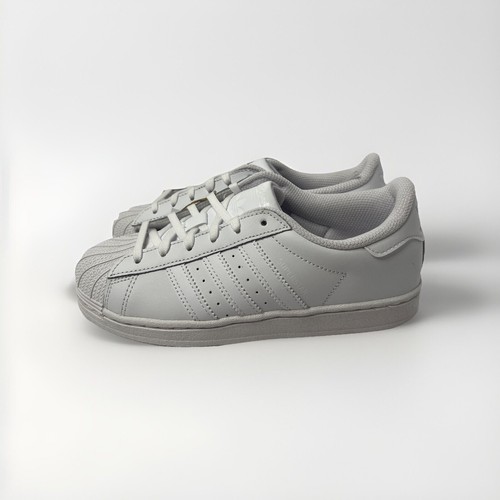 Adidas Superstar C Kids Shoes SIZE 3 Unisex Sneakers Boys Girls Leather EF5395 - 第 1/5 張圖片