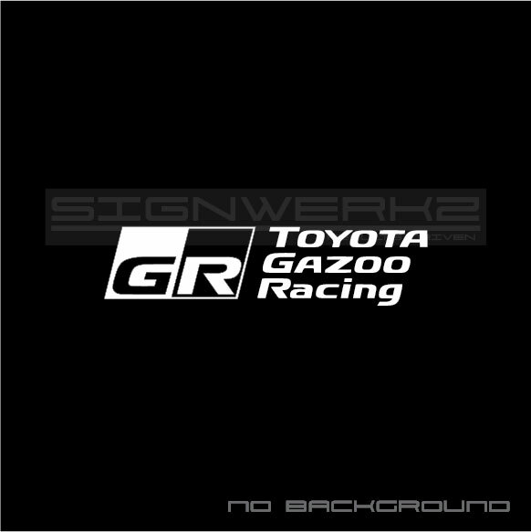 GR Toyota Gazoo Racing Decal Sticker Logo Pair | eBay