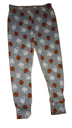 Rae Dunn Sz 4 Pajama Set Halloween Unisex BOO CREW Top Pumpkins Ghosts Pants NWT - Picture 7 of 16