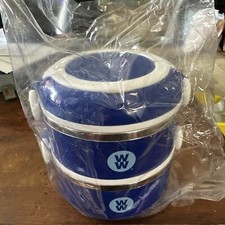 WEIGHT WATCHERS WW STACKABLE BOWLS STORAGE CONTAINERS BLUE