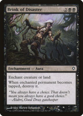 Brink of Disaster [Worldwake] Magic MTG