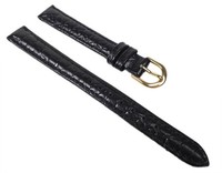 Casio Uhrenarmband Leder Krokooptik Schwarz 12Mm LTP-1094Q LTP-1094 LTP-1095