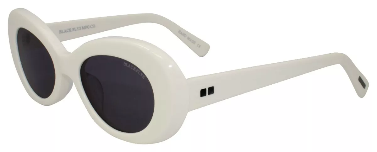 BRAND NEW Black Flys Sunglasses FLY ASTRO WHITE Smoke LENS LIMITED EDITION