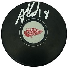 Andrew Copp Detroit Red Wings Signed Puck COA