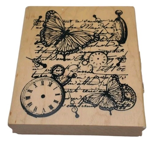 Wooden Stamps Lot Of 6 Preowned Stampabilities - Penny Black - Stampendous More - Picture 5 of 13