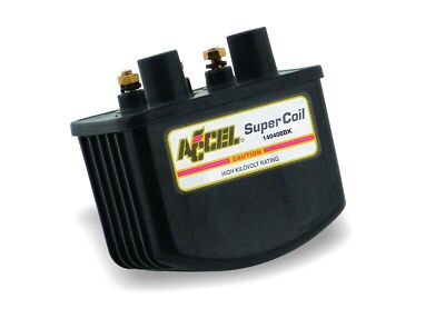 ACCEL Single Fire Supercoil Zündspule 3,0 Ohm schwarz, f. Harley - Davidson