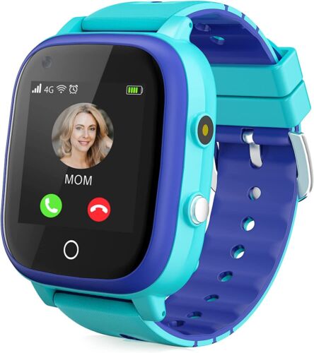 4G Kinder SmartWatches, LBS WiFi GPS Tracker Smartwatch Telefonanruf für Jungen Mädchen - Bild 2 von 33