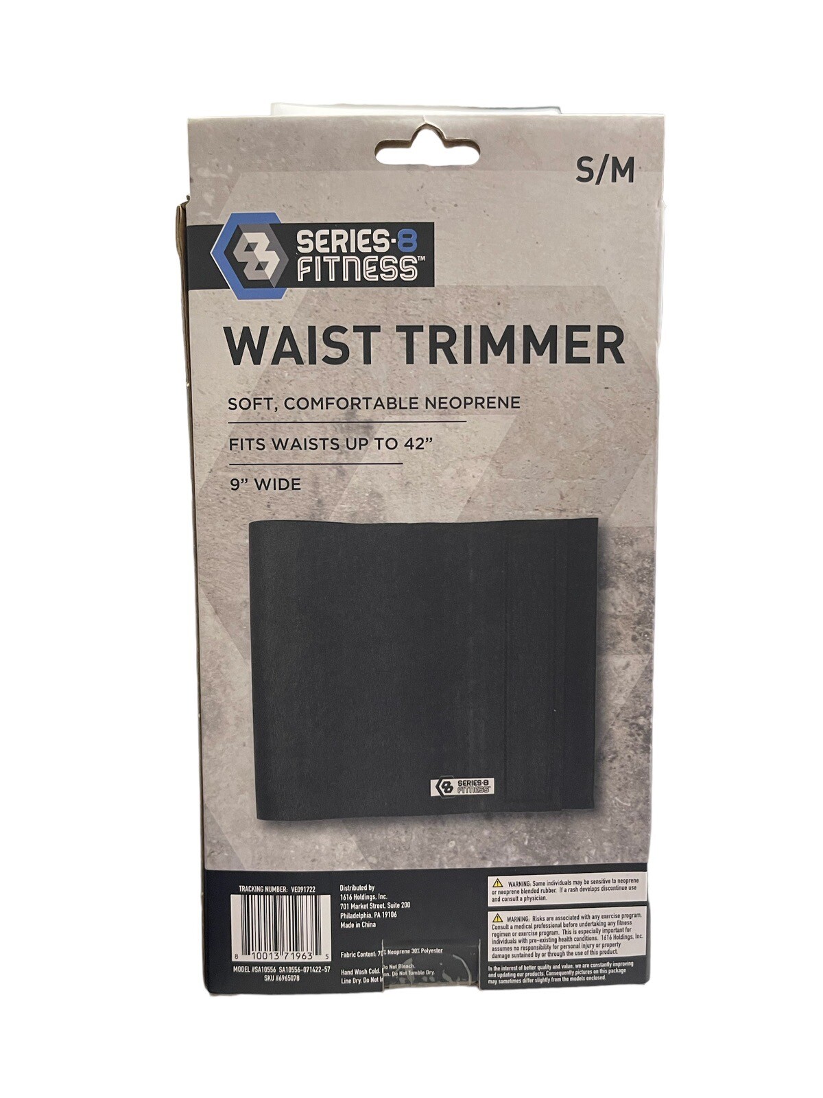 Series Fitness Waist Trimmer Small/Medium 9&rdquo; Wide Fits Waist Up To 42&rdquo; NEW