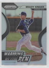 2020 Panini Prizm Warming in the Pen Silver Prizm Brady Singer #WIP-13 5p5