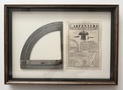 carpenter woodworking A.O. CALHOON Rafter & Polygon Bevel + 1909 ad  (framed) — photo 1