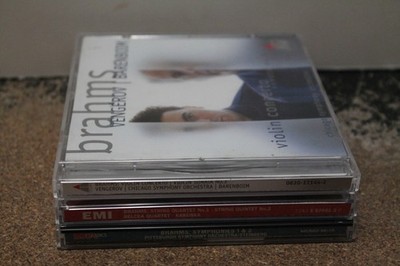 Brahms 3 CD Lot Vengerov & Barenboim, Belcea Quartet, Steinberg