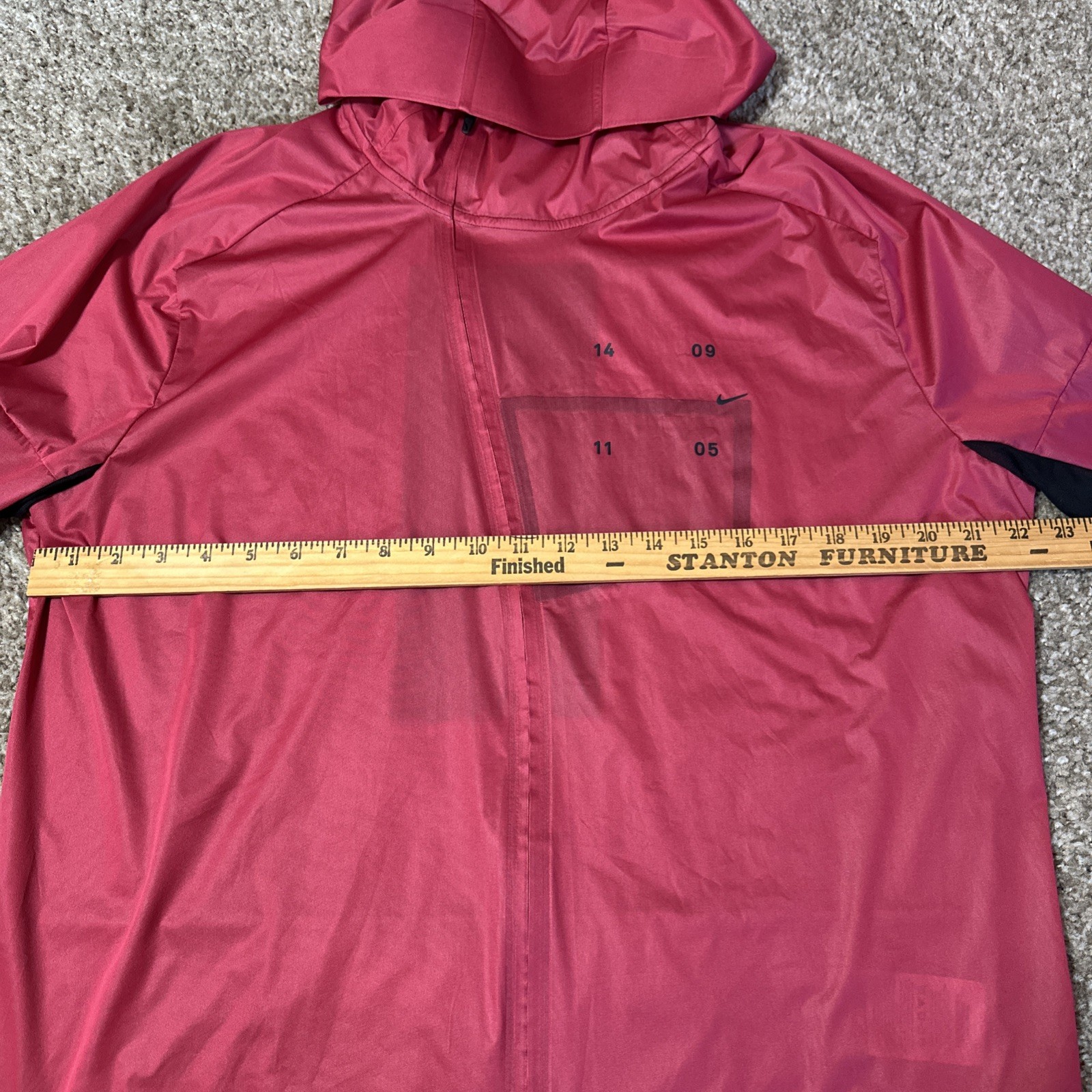 Nike Tech Pack Layer Running Jacket Red Black CT2… - image 7