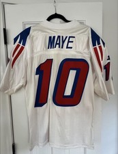 Drake Maye Authentic Wilson Jersey Size 46 NFL 1995 Vintage