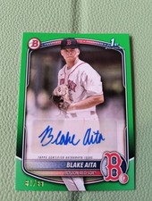 2025 Bowman - Paper Prospect Retail Autographs Blake Aita #BPA-BA Green 81 /99